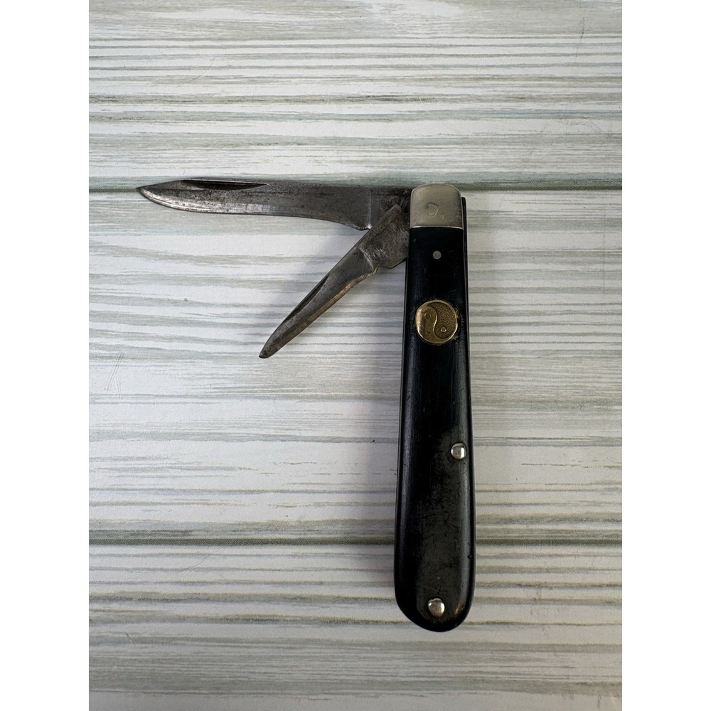 Rare Boker Tree Brand Made In USA 2 Blade Knife Ying Yang 85